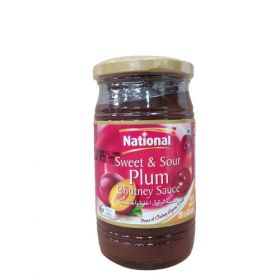 National Sweet & Sour Plum Chutney Sauce 390Gm