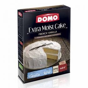 Domo Extra Moist Cake French Vanilla 500g
